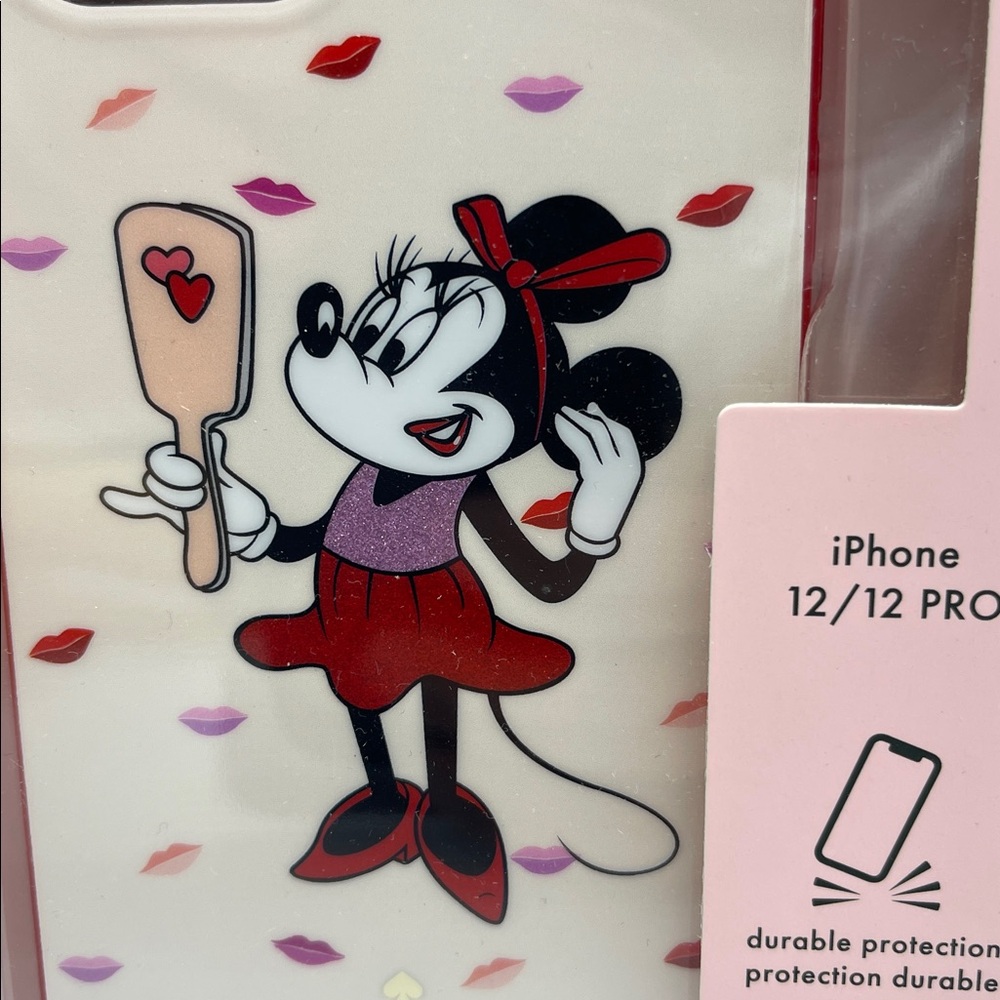 Kate Spade Minnie Mouse iPhone 12/12 Pro Case - Cream and Red - Picture 5 of 16